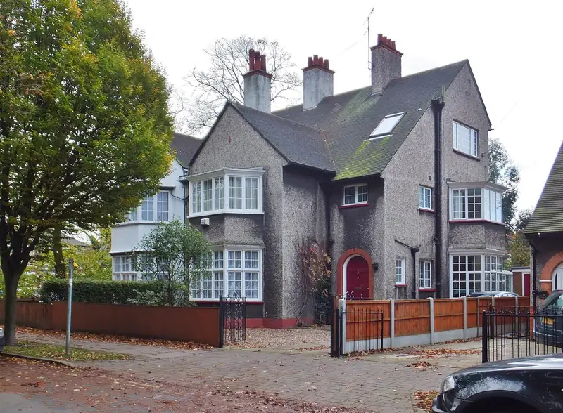 Another view along Village Road in Garden Village, Hull